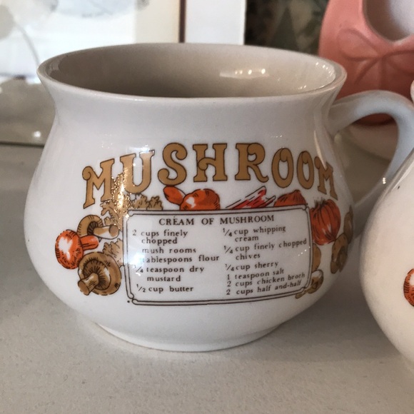 Retro/Vintage Soup Bowls made of Porcelain - Picture 2 of 7